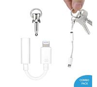 Dongle Dangler Keychain Accessory - tiene il iPhone o pixel 2 cavo audio on your Keychain. (genitore) 1-Pack Keychain + Cable