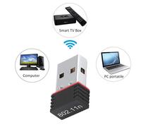 Dongle USB 802.11N ricevitore segnale wireless connessione chiavetta usb wifi