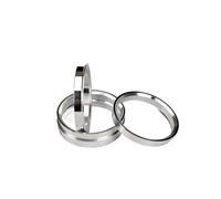 DONGLING Anelli di Centraggio 4 Pezzi Anelli mozzo in Alluminio for Auto Anello centrico Foro Ruota 69.1-66.6 70.3-66. 71.5-66. 72.56-66 6-66. 63.4-54.1 .1-64.1mm(72.56-66.6mm)