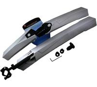 DONGLING Parafango Bici Parafanghi for Bici Parafango Installazione Rapida Strada Montagna Bicicletta Ciclismo Pneumatico Anteriori/Posteriori Set Splashboard(Grey)
