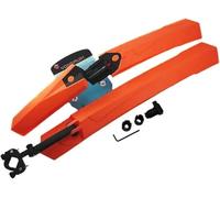 DONGLING Parafango Bici Parafanghi for Bici Parafango Installazione Rapida Strada Montagna Bicicletta Ciclismo Pneumatico Anteriori/Posteriori Set Splashboard(Orange)