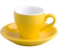 DONGLING Tazza da caffè, tazza da tè e piattini Tazzine da caffè espresso in ceramica spessa colorata Set piattini Caffè for la casa Caffe Latte Expresso Tazze da caffè forti Vassoio all'ingrosso