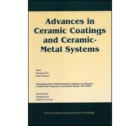 Dongming Zhu Advances in Ceramic Coatings and Ceramic-Metal Systems (Tascabile)