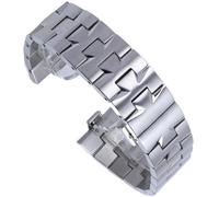 dongriuk Banda Dell'orologio In Acciaio Inossidabile Per VACHERON CONSTANTIN Overseas Connection Bracciale Cinturino Orologio(Silver,24x8mm)