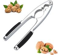 DONGSZQ Schiaccianoci,1 Pezzi schiaccianoci Antiscivolo,Acciaio Inox schiaccianoci,Schiaccianoci in Metallo,Noce Pinze,Cracker Sheller,per Noci,mandorle,nocciole,Frutti di Mare