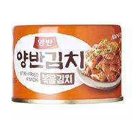 Dongwon YangBan Conserve Mescolare Fry Kimchi 160g - Kimchi è piatto opportunamente speziato che si abbina bene con qualsiasi piatto, in particolare riso.