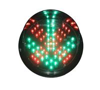 DONGXIAO Luce di Segnalazione a LED Rossa e Verde, Luce di Segnalazione a Forcella Rossa e Verde Impermeabile IP68, Lampada for semaforo, Luce di Stop a LED 12 V/24 V(Model 100 12V,Common Positive)
