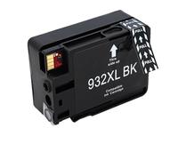 DONGXINGCUNZG Cartuccia d'inchiostro compatibile 932 933XL compatibile for stampante Officejet 6100 6600 6700 7110 7610 7612 7510 7512(1 PCS 932XL-BK)