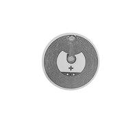 Dongyang 50pcs Tag NFC | Chip NTAG216 | 888byte di Memoria | Etichette Autoadesive Trasparenti Rotonde | Elevata Resistenza alla Scansione con Design Ultra Sottile | Colla Forte (50)
