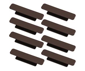 DonHeK Maniglia per mobili, 8 unità Maniglia per finestra autoadesiva da cucina Maniglia ausiliaria autoadesiva Maniglia autoadesiva in plastica per porta scorrevole (Marrone)