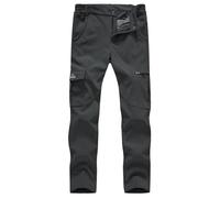 donhobo Pantaloni da donna per attività all'aria aperta, impermeabili, in softshell, antivento, caldi, imbottiti, per autunno e inverno