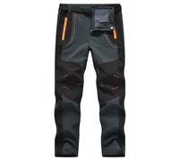 donhobo Pantaloni invernali da uomo, imbottiti, impermeabili, antivento, caldi e spessi, per attività all'aria aperta