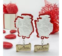 Doni Bomboniere 12pz Applicazione Legno Gufo BOMBONIERA Laurea Uomo SEGNAPOSTO CONFETTATA PENISERINI REGALINO FACOLTA' Tocco Pergamena Donna Decorazione Originale Fai da Te Gadget UNIVERSITA'