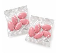 Doni Bomboniere 50 Bustine Confetti Cioccolato Rosa Nascita Battesimo Bambina Primo Compleanno Bimba Fai Da Te Imbustati E Sigillati a 5 Segnaposto Confettate Incartati
