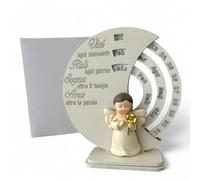 Doni Bomboniere Battesimo 1 pz Calendario Perpetuo Il Datario Ãˆ Costituito Comunione Dove Scegliere Giorno Mese E della Settimana sulla Sinistra Viene Riportata La Frase Vivi Ogni Momento Ridi Sogna