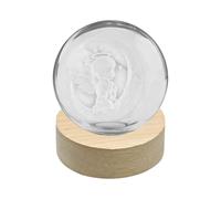 Doni Bomboniere Battesimo 1 pz Lampada LED A Sfera all Comunione Cresima Ãˆ Presente Un Modulo Che Illumina La E Mostra in Chiaro L'Immagine di Angioletto con Luna Idee Regalo Complete Originali