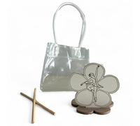 Doni Bomboniere Battesimo 1 pz Mini Diffusore Essenza con Fiore Prima Comunione al Centro Una Ballerina Che Danza Idee Regalo Complete Originali Economiche