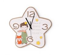Doni Bomboniere Battesimo 1 pz Orologio A Forma di Stella Comunione con Piccolo Principe E Frase Trova Il Tempo per Essere Felice Idee Regalo Complete Originali Economiche