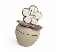 Doni Bomboniere Battesimo 1 pz Portacandela Con Fiore Sul Coperchio Prima Comunione A Forma Di Ci Sono Le Parole Amore Inoltre C'Ãˆ Un Fiorecon All'Interno Una Ballerina Che Danza Idee Regalo Complete