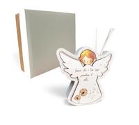 Doni Bomboniere Battesimo 1 pz Profuma Ambienti con Angelo E Comunione Frase Idee Regalo Complete Originali Economiche