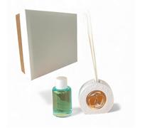 Doni Bomboniere Battesimo 1 pz Profuma Ambienti con Piedini in Primo Compleanno Plexiglass Idee Regalo Complete Originali Economiche