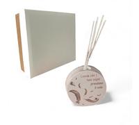 Doni Bomboniere Battesimo 1 pz Profuma Ambienti con Piume E Comunione Cresima Matrimonio Frase Idee Regalo Complete Originali Economiche