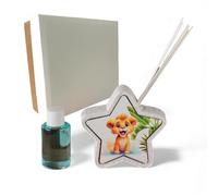 Doni Bomboniere Battesimo 1 pz Profuma Ambienti Stella con Leone Comunione Idee Regalo Complete Originali Economiche