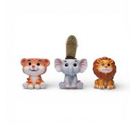 Doni Bomboniere Battesimo 1 pz Vaso Portapiante A Forma di Primo Compleanno Animaletti della Giungla Tigre Leone Ed Elefante Idee Regalo Complete Originali Economiche