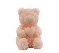 Doni Bomboniere Battesimo Tenera Candela A Forma di Ideale da Utilizzare Come Nascita Primo Compleanno per Bimbo O Bimba Anche Segnaposto Confettata Orsetto Bianco Idee Regalo Complete Originali