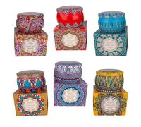 Doni Bomboniere Compleanni 1 pz Candela in Scatola di Latta 18 Anni Comunione Cresima 40 30 Decorata Idee Regalo Complete Originali Economiche