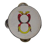 Doni Bomboniere Compleanno 1 pz Tamburello con Asso di Denari Diciottesimo Carte Napolletane Idee Regalo Complete Originali Economiche (C)