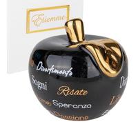 Doni Bomboniere Comunione 1 pz Mela Artistica Bianca con Parole Cresima Matrimonio Anniversario Sogni Amore Allegria Idee Regalo Complete Originali Economiche