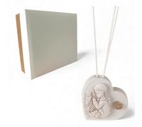 Doni Bomboniere Comunione 1 pz Profuma Ambiente A Cuore con Bambina Idee Regalo Complete Originali Economiche