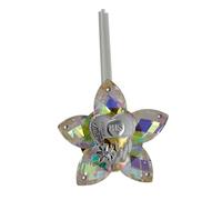 Doni Bomboniere Comunione 1 pz Profumatore Ambiente A Forma di Originali Economiche Artigianali Bimbo Bimba Idee Fiore con al Centro Placchetta Cuore su Mano Simboli Sacri Regalo Complete