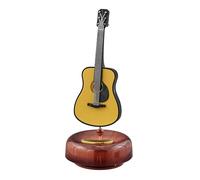 Doni Bomboniere Comunione Carillon A Forma di Chitarra Melodia Musica Strumento Musicale Soprammobile Matrimonio Nozze Oro Argento Feste 18 Anni Cerimonia Tema Laurea in Conservatorio con Base Idee