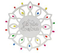 Doni Bomboniere Cresima 6 pz Magneti A Forma di Rosoni Santa La Mia Luminarie Idee Regalo Complete Originali Economiche (E)