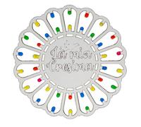 Doni Bomboniere Cresima 6 pz Magneti A Forma di Rosoni Santa La Mia Luminarie Idee Regalo Complete Originali Economiche (C)