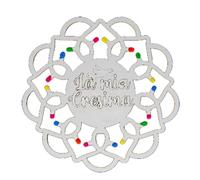 Doni Bomboniere Cresima 6 pz Magneti A Forma di Rosoni Santa La Mia Luminarie Idee Regalo Complete Originali Economiche (A)