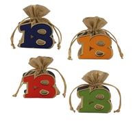 Doni Bomboniere Diciottesimo 12 pz Scatolina Oro E Colori Assortiti A Forma di Numero 18 Idee Regalo Complete Originali Economiche