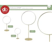 Doni Bomboniere Ingrosso 1 pz Step Cerchio Expo Oro Decorativi Plexiglass Plex per Sweet Table Esposizione Fiere Idee Regalo Complete Originali Economiche