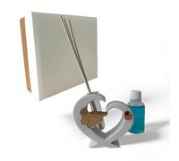 Doni Bomboniere Laurea 1 pz Profuma Ambienti Cuore con Tocco Oro Standard Idee Regalo Complete Originali Economiche