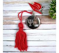 Doni Bomboniere Laurea 48PZ Appendino Simbolo Lettera Psi con Psicologia Nappina E Tocco Rosso Pensierini Confettata Sacchetto Idee Regalo Complete Originali Economiche