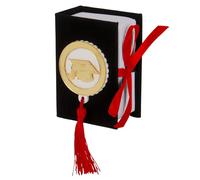Doni Bomboniere Laurea 6PZ Scatolina A Forma di Libro Portaconfetti Idee Regalo Complete Originali Economiche