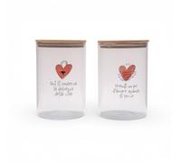 Doni Bomboniere Matrimonio 1 pz Brocca con Coperchio Decorata Anniversario Cuore E Frase Un Sorso d'Acqua Un Battito d'Amore Idee Regalo Complete Originali Economiche