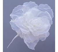 Doni Bomboniere Matrimonio 1 pz Fiore Decorativo A Forma di Anniversario Rosa Avorio Trasparente Idee Regalo Complete Originali Economiche