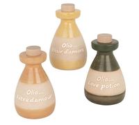 Doni Bomboniere Matrimonio 1 pz Oliera Collezione Ulivo con Tappo Anniversario Scritte Olio... Filtre D'Amour Olio... Elisir Love Potion Idee Regalo Complete Originali Economiche