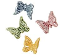 Doni Bomboniere Matrimonio 12 pz Calamita a Forma di Farfalla Magnete Colori Misti Segnaposto Decorazione Confettata Nascita Comunione Diciottesimo Compleanno Bimba libertà Simbolo (Grande)
