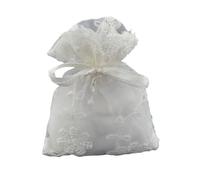 Doni Bomboniere Matrimonio 12PZ Sacchetto Portaconfetti Ricamato Confettata Elegante Segnaposto Caramelle Anniversario Comunione Cresima Addobbo Sweet Table Idee Regalo Complete Originali Economiche