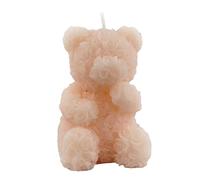 Doni Bomboniere Nascita Tenera Candela A Forma di Ideale da Utilizzare Come Battesimo Primo Compleanno per Bimbo O Bimba Anche Segnaposto Confettata Orsetto Bianco Idee Regalo Complete Originali
