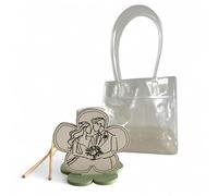 Doni Bomboniere Promessa 1 pz Diffusore Essenza con Base A Matrimonio Anniversario Forma di Fiore su Scritto Sogni Amore Gioia sul Fronte C'Ãˆ Una Sagoma al Ventro degli Sposi Innamorati Idee Regalo